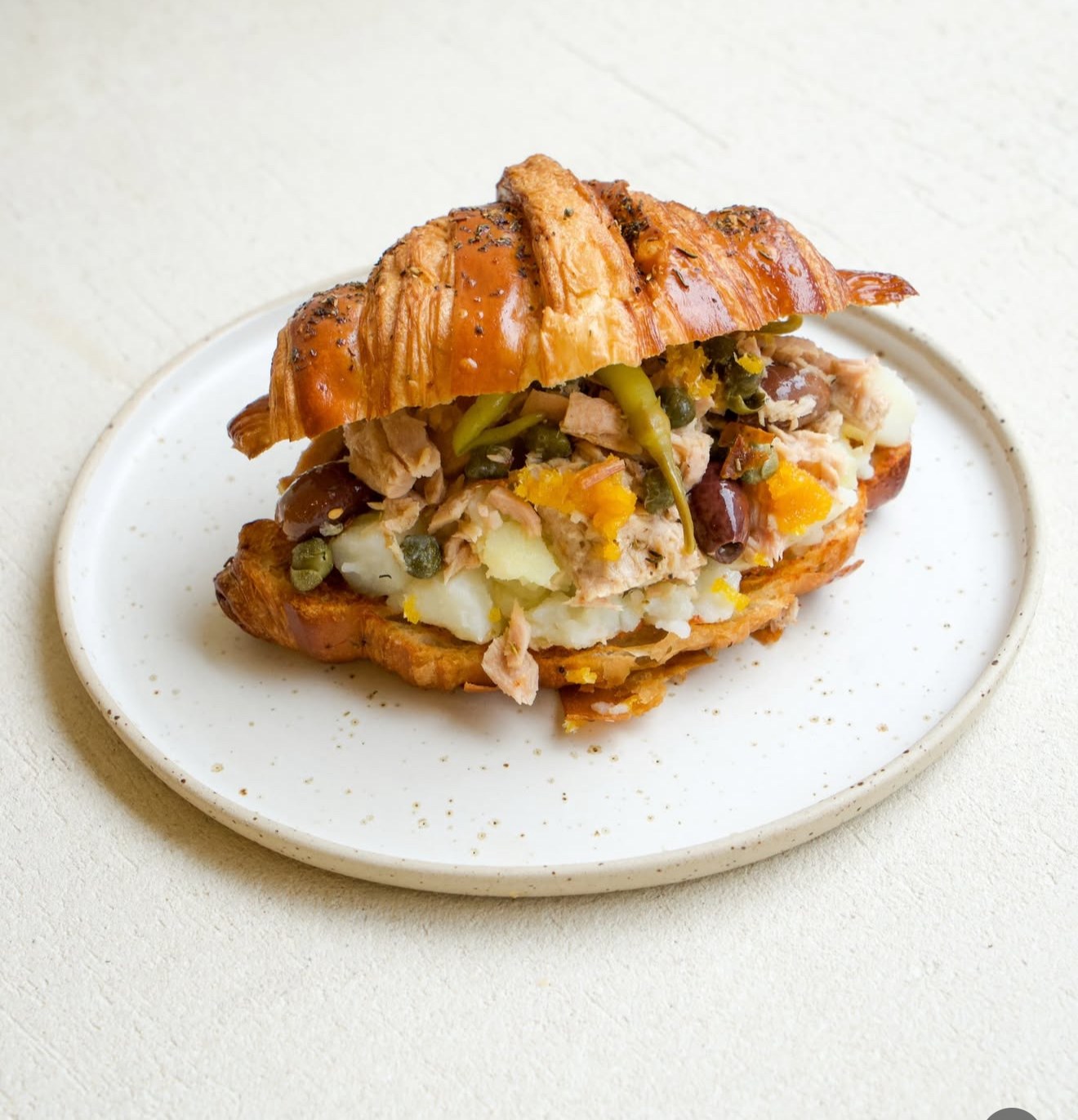 Croissant "Fricassée Style"
